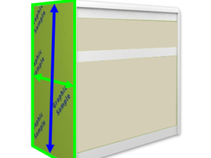 5d Inkjet Print on Compressed Foam - 1000mmH Information Counter Side (Poles Not Visible)